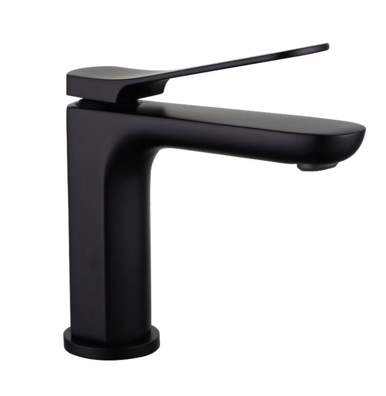 Misturador Monocomando Para Banheiro - Acabamento Black Matte