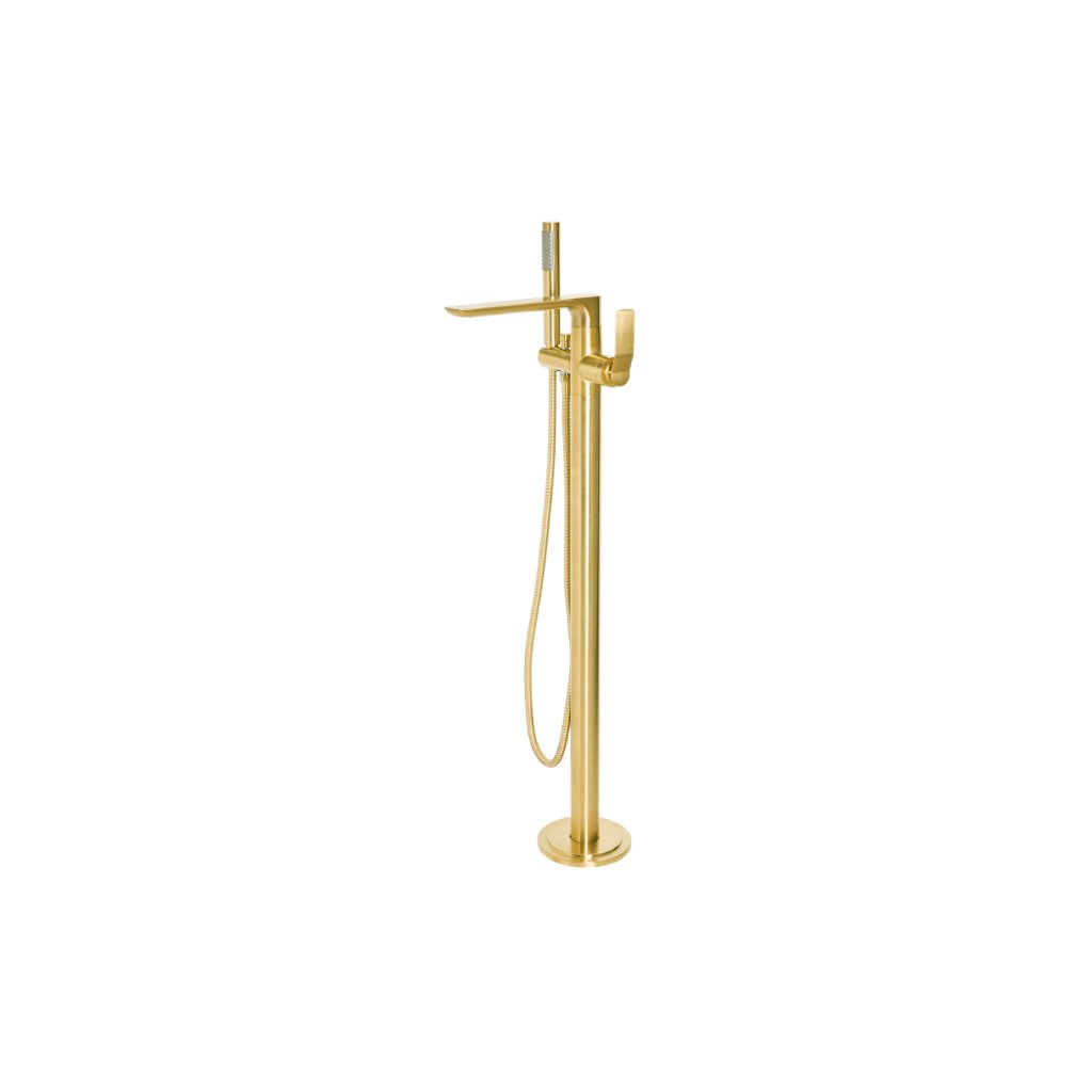 Monocomando de Piso para Banheira com Ducha Manual Rainbow Brushed