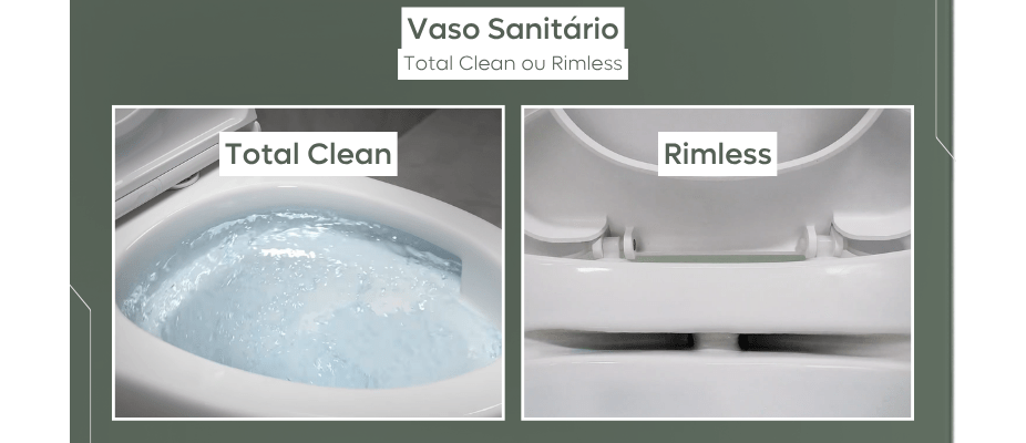 Vaso Sanitário Total Clean ou Rimless: Qual Escolher? | Casa Serra Vaso Sanitário Total Clean ou Rimless: Qual Escolher? | Casa Serra