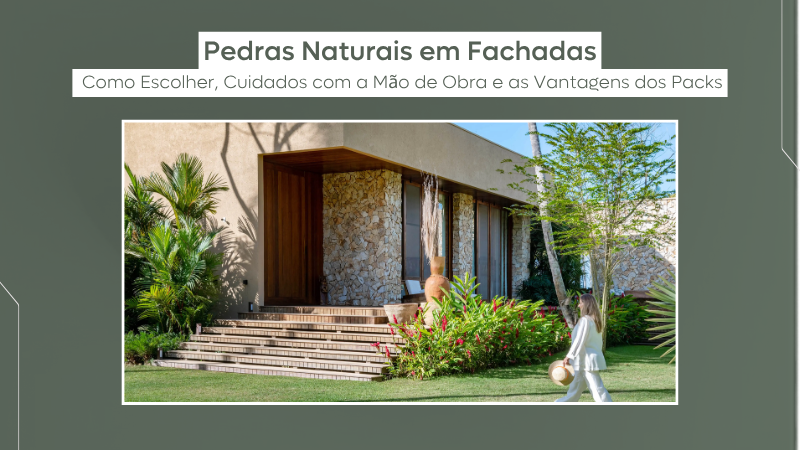 Pedras Naturais em Fachadas