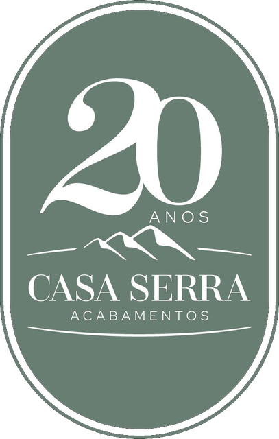 Selo 20 anos Casa Serra Acabamentos